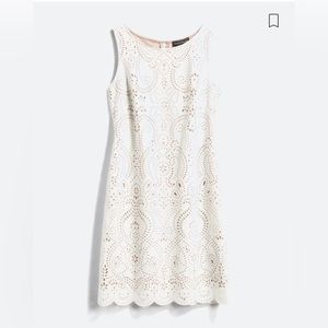 White cutout Jessica Howard Dress